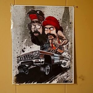artwork "cheech and Chong""